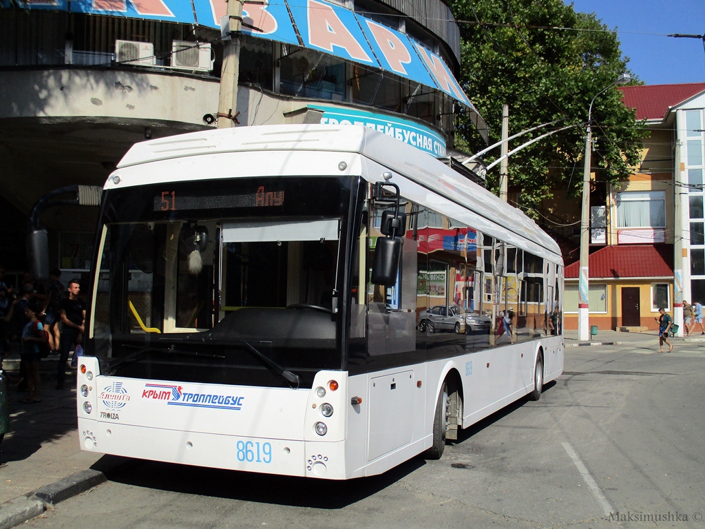 Крымский троллейбус, Тролза-5265.05 «Мегаполис» № 8619