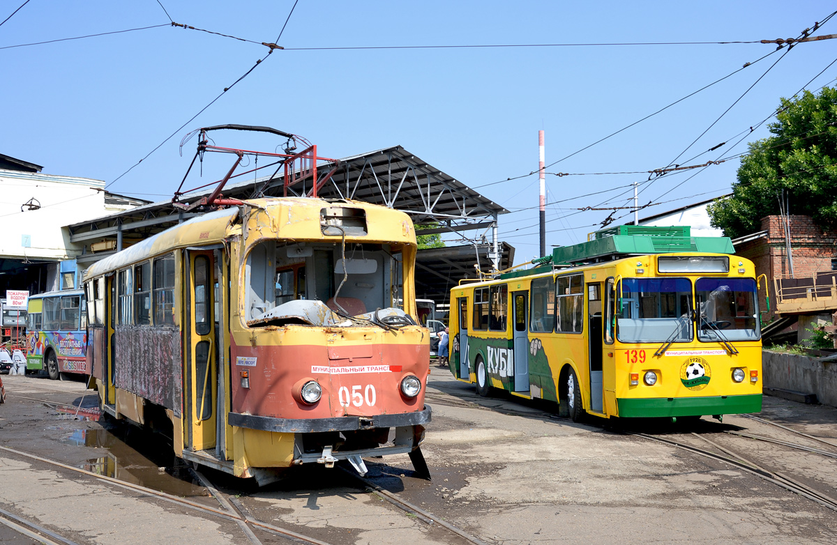 Краснодар, Tatra T3SU № 050; Краснодар, ЗиУ-682Г-018 [Г0Р] № 139