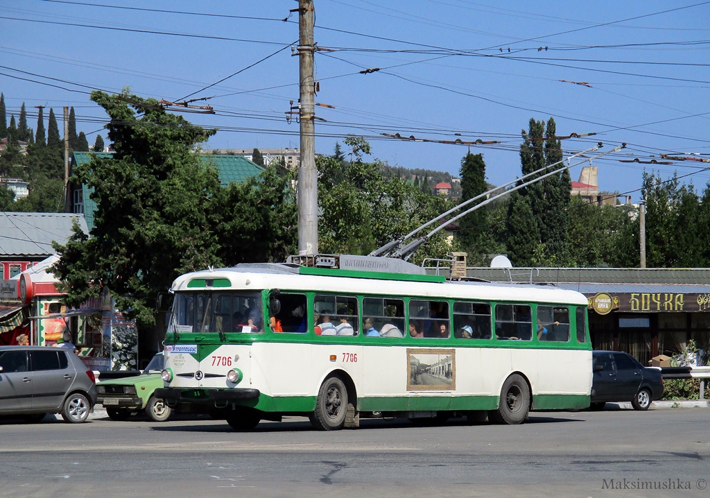 克里米亚无轨电车, Škoda 9TrH27 # 7706 克里米亚无轨电车, Škoda 9TrH27 # 7706