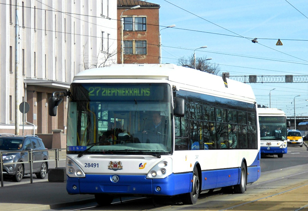 Рига, Škoda 24Tr Irisbus Citelis № 28491