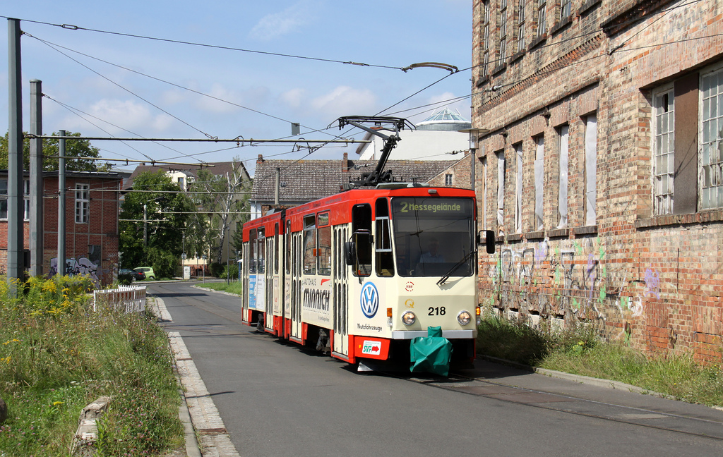 Frankfurt an der Oder, Tatra KT4DM № 218 Frankfurt an der Oder, Tatra KT4DM № 218