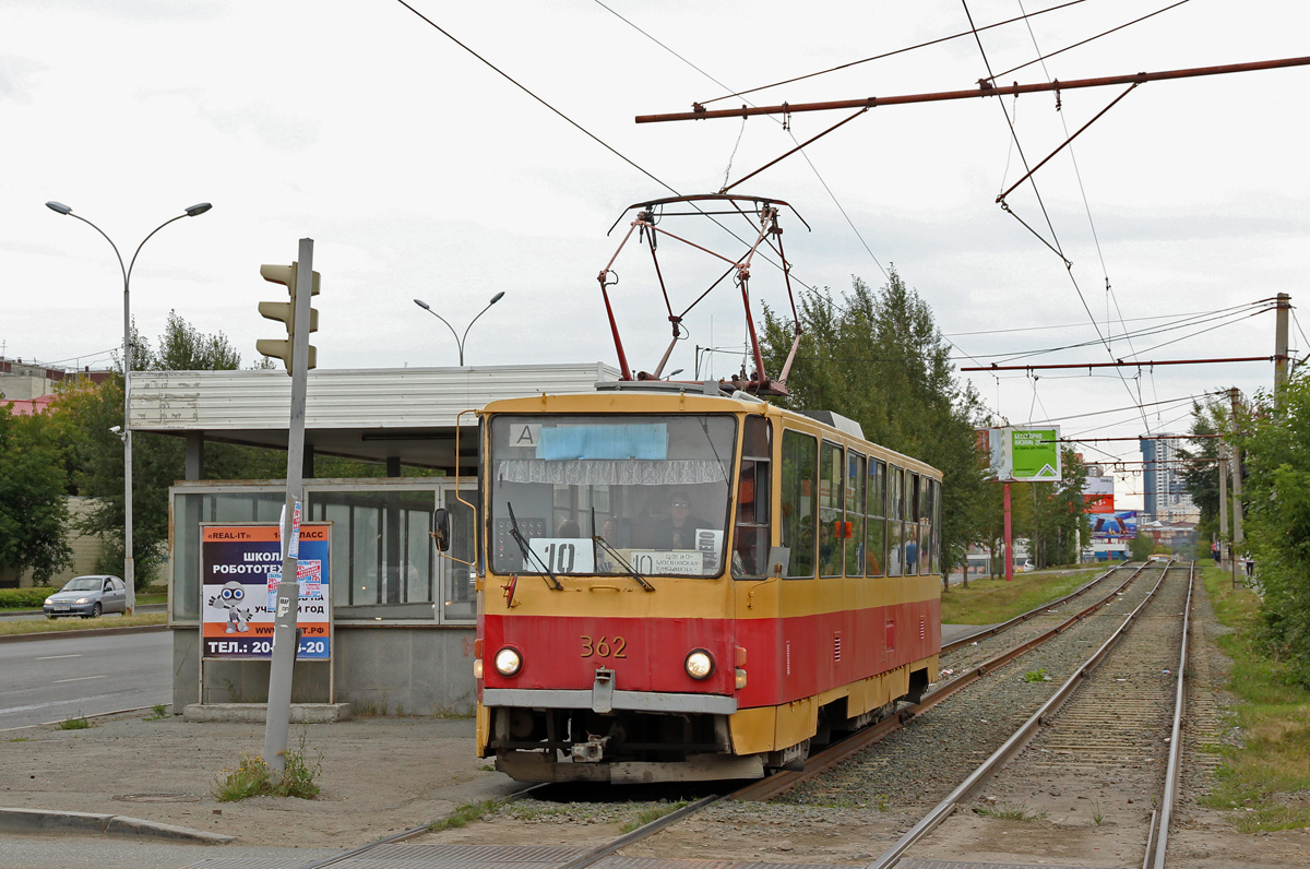 Екатеринбург, Tatra T6B5SU № 362