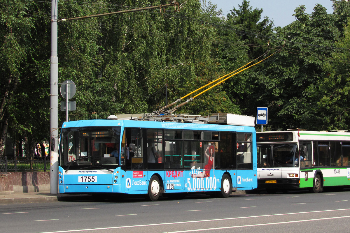Москва, Тролза-5265.00 «Мегаполис» № 1755