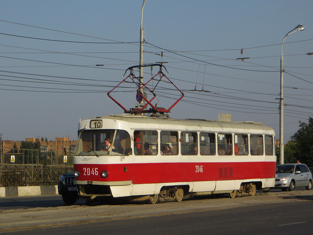 Самара, Tatra T3SU (двухдверная) № 2046