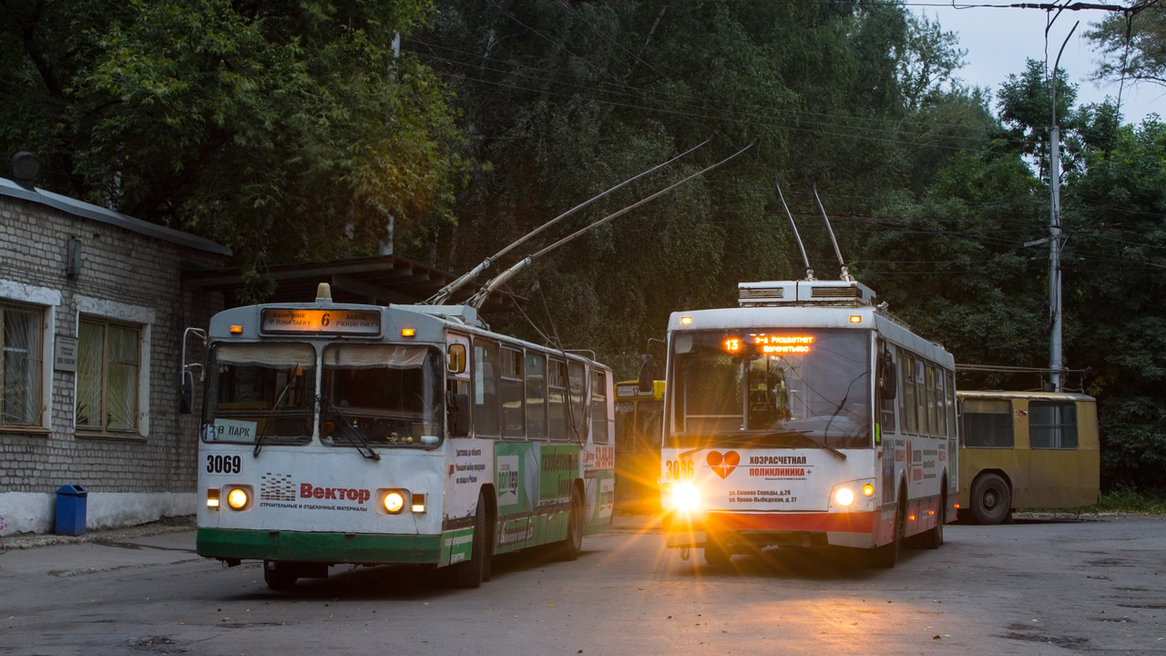 Рязань, ЗиУ-682Г [Г00] № 3069; Рязань, ЗиУ-682Г-016.04 (Слобода) № 3086