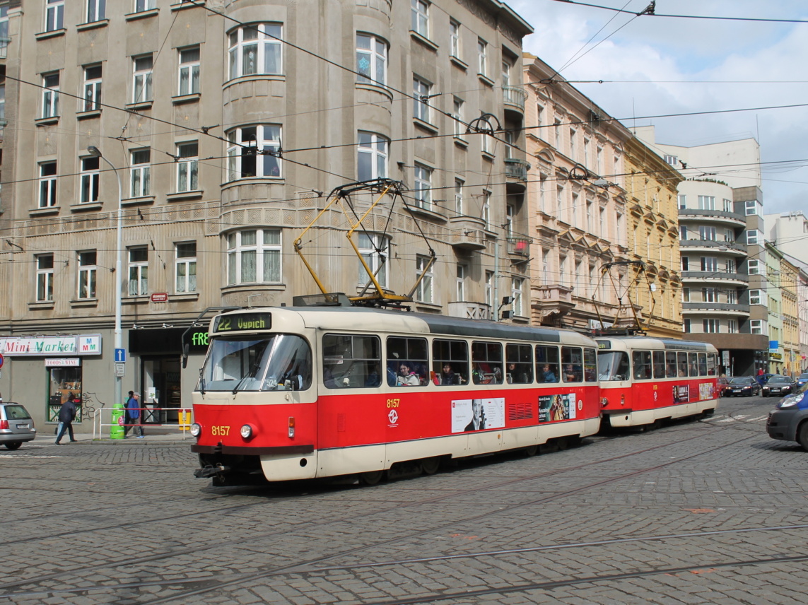 Прага, Tatra T3R.PV № 8157