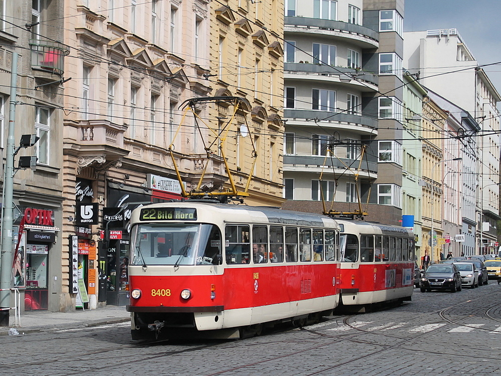 Praha, Tatra T3R.P # 8408