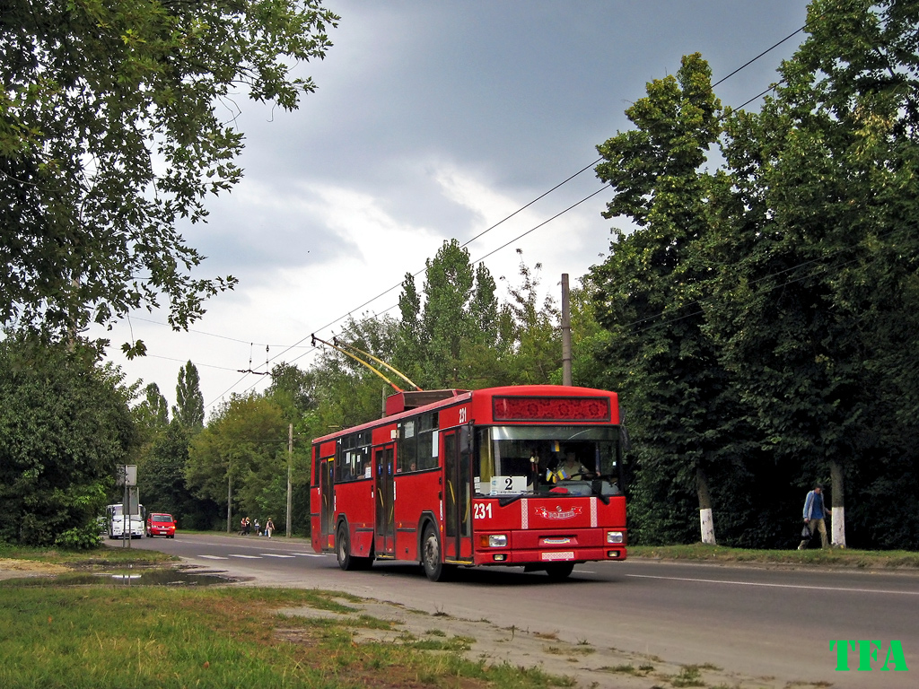 Луцк, MPK/Jelcz 120MT № 231 Луцк, MPK/Jelcz 120MT № 231