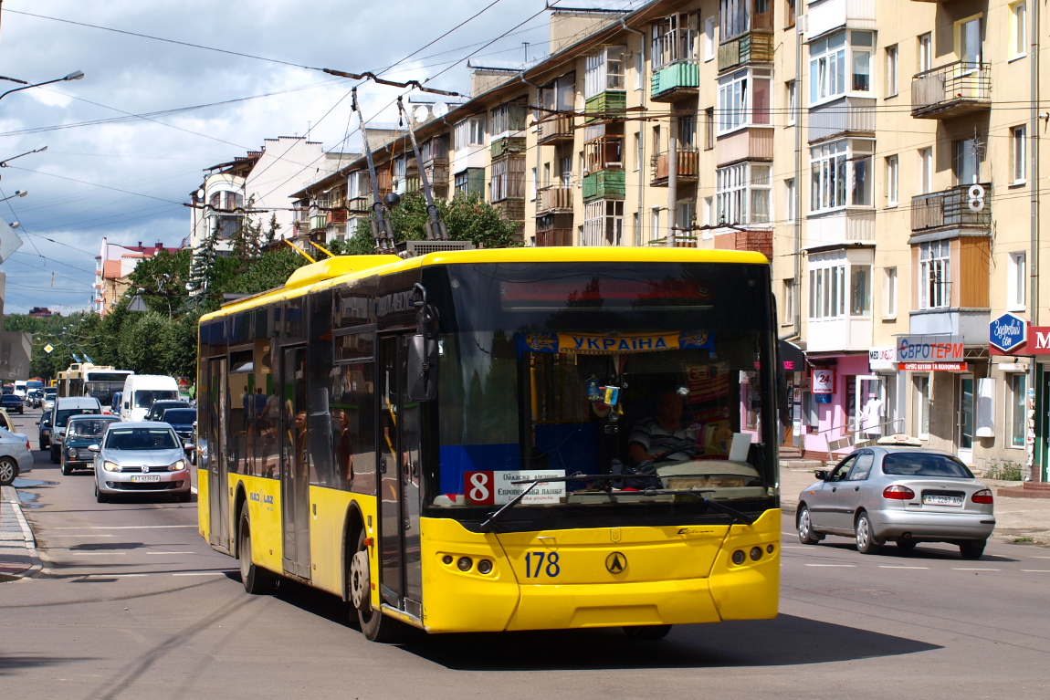 Ивано-Франковск, ЛАЗ E183D1 № 178
