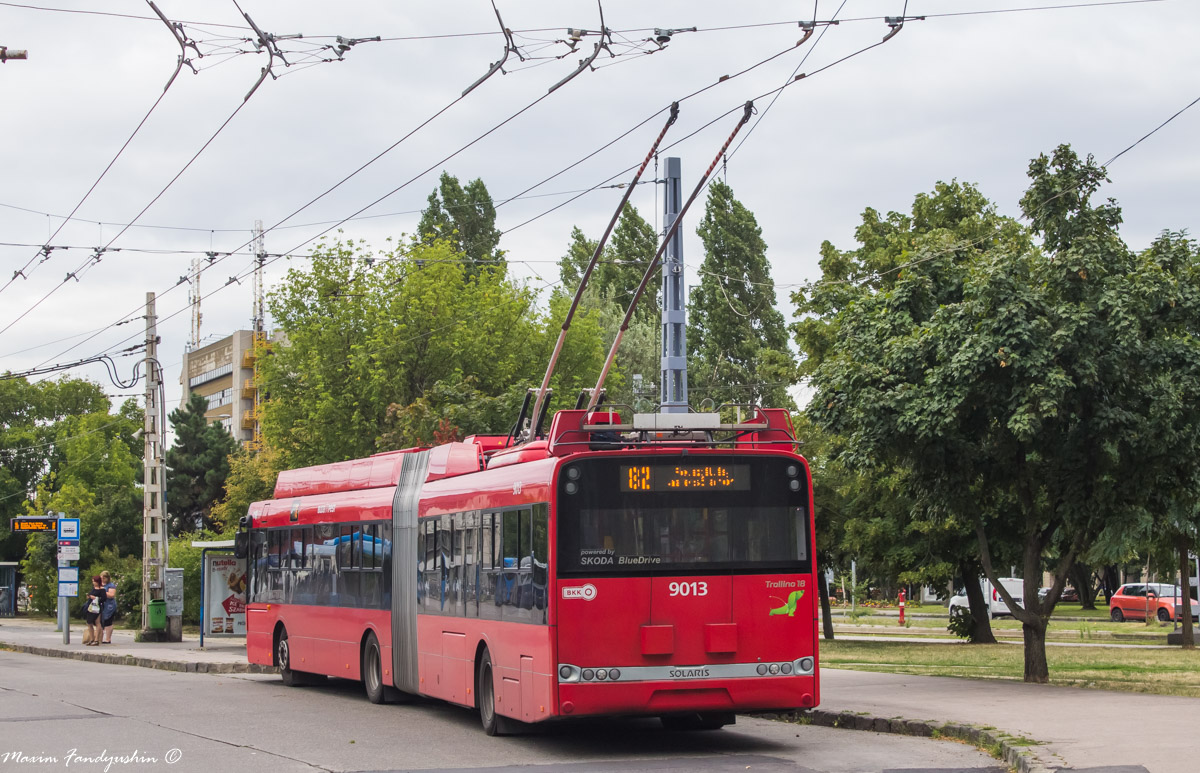 Будапешт, Solaris Trollino III 18 Škoda № 9013