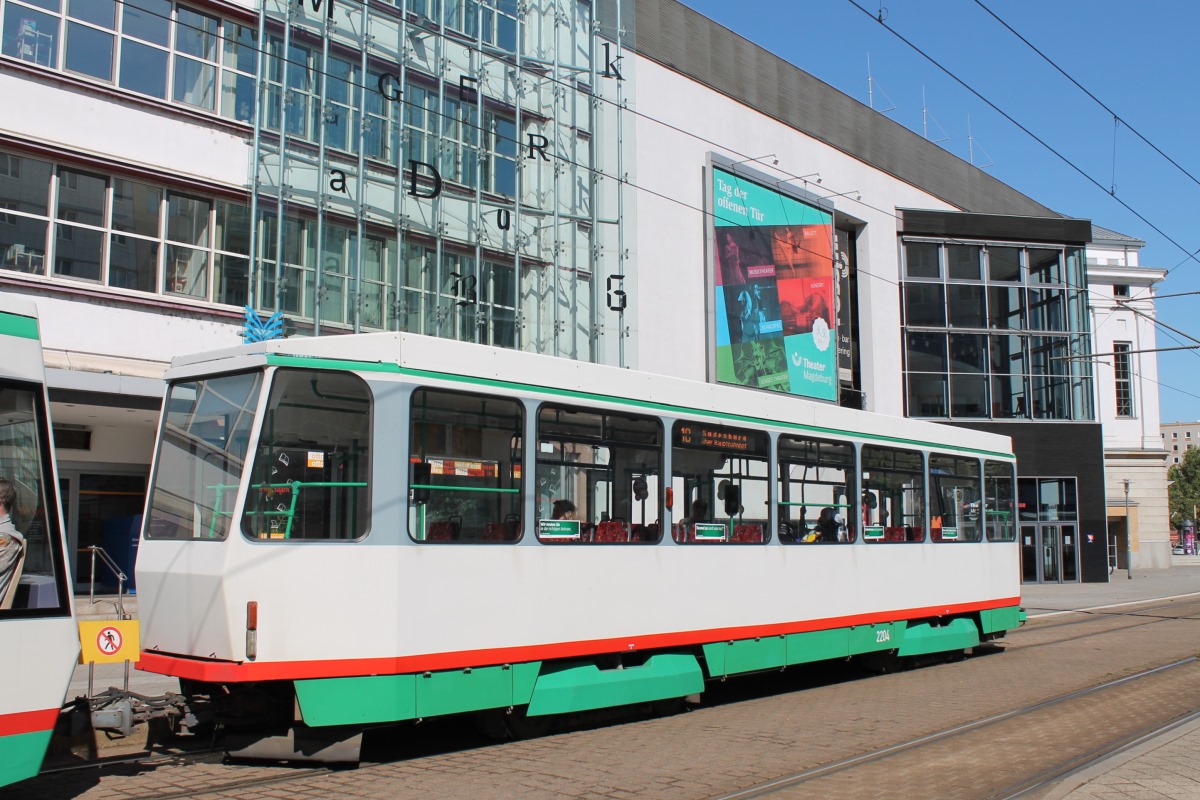 Magdeburg, Tatra B6A2M Nr. 2204