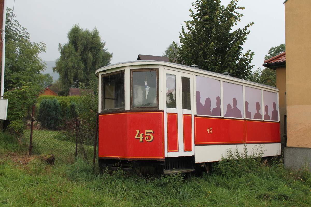 Либерец ― Яблонец-над-Нисой, Двухосный прицепной вагон № 45