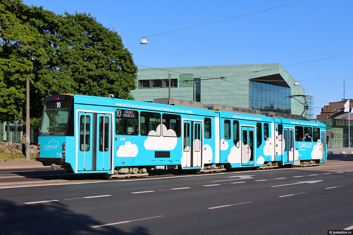 Helsinki — Espo, Valmet MLNRV1 № 116