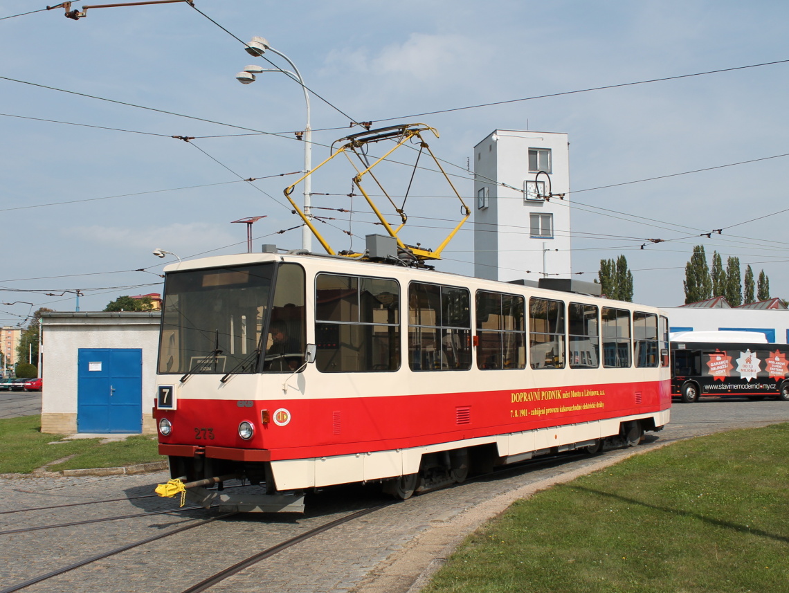 Мост ― Литвинов, Tatra T5B6 № 273