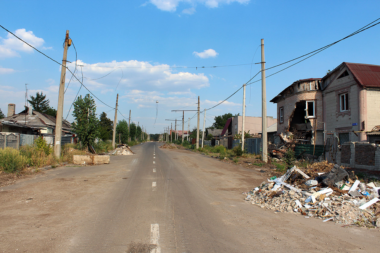 Донецк — Повреждения от военных действий
