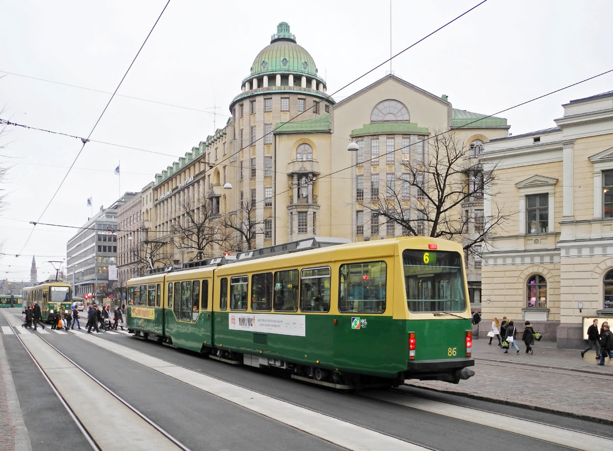 Хельсинки — Эспоо, Valmet MLNRV2 № 86
