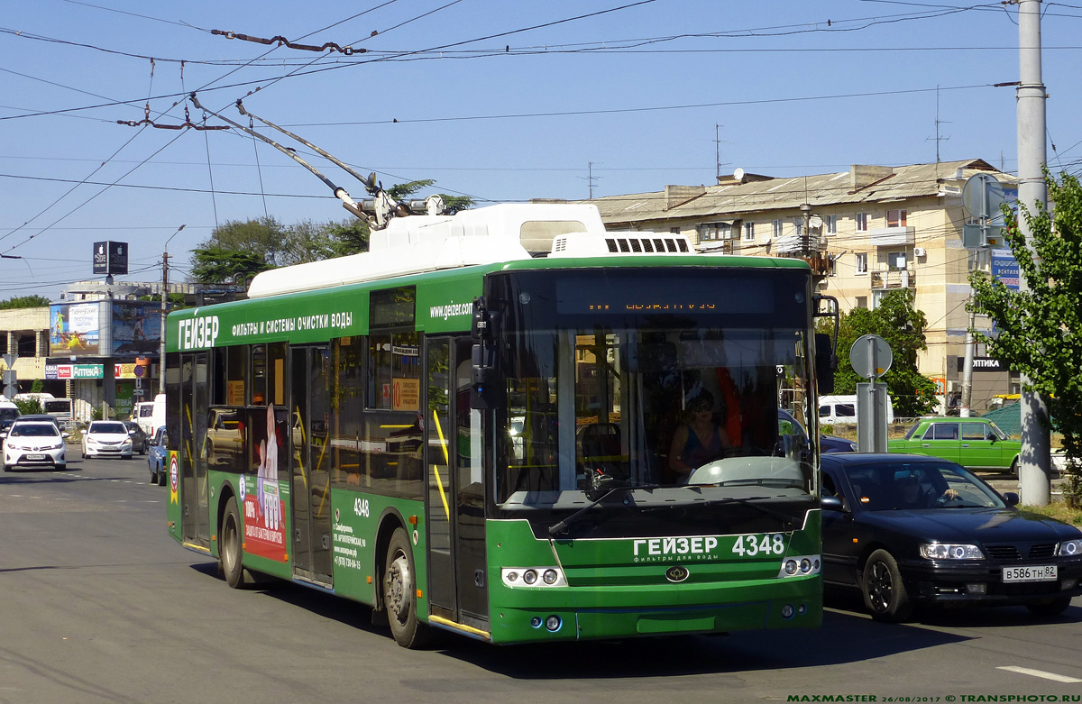 Крымский троллейбус, Богдан Т70110 № 4348