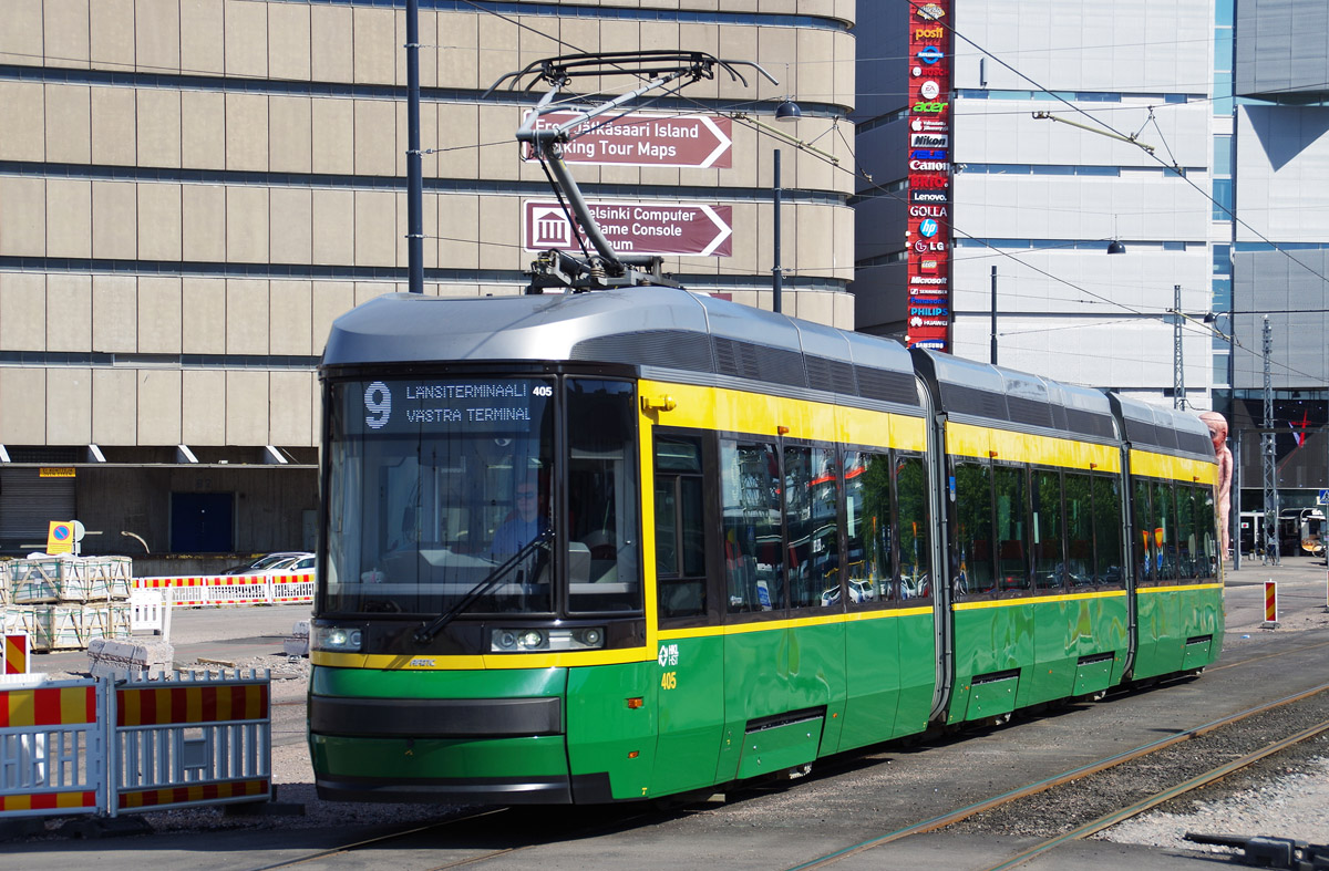 Хельсинки — Эспоо, Škoda ForCity Smart Artic MLNRV3 № 405