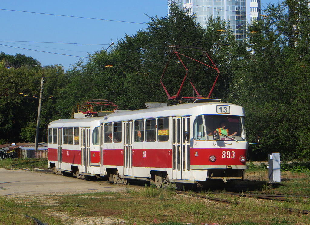 Самара, Tatra T3SU № 893; Самара — Конечные станции и кольца (трамвай)