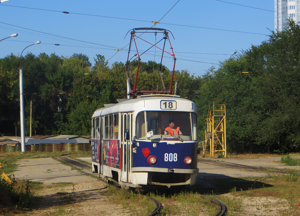Самара, Tatra T3SU № 808; Самара — Конечные станции и кольца (трамвай)