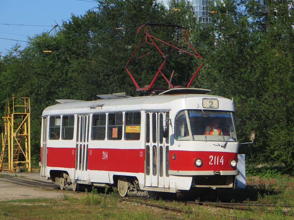 Самара, Tatra T3SU № 2114; Самара — Конечные станции и кольца (трамвай)