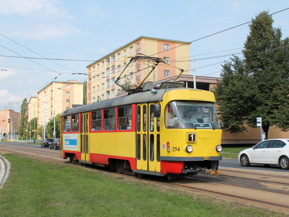 Most - Litvínov, Tatra T3M.3 № 254