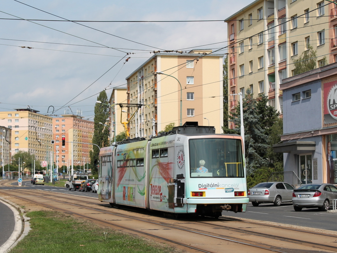 Мост ― Литвинов, Škoda 03T5 Astra/Anitra № 202