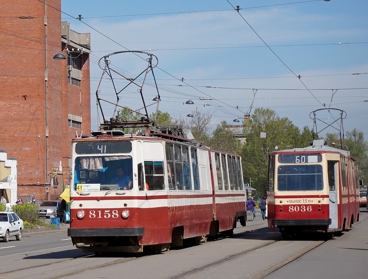 Saint-Petersburg, LVS-86K č. 8158; Saint-Petersburg, LVS-86K č. 8036