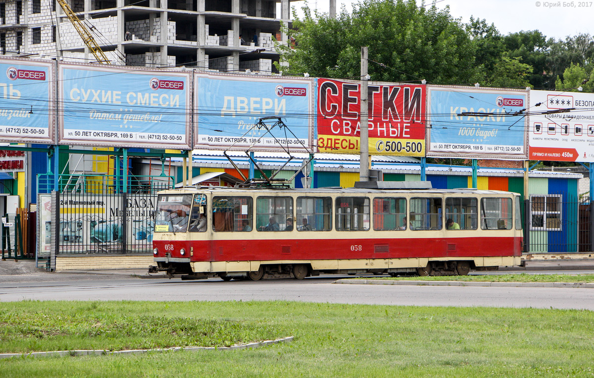 Курск, Tatra T6B5SU № 058