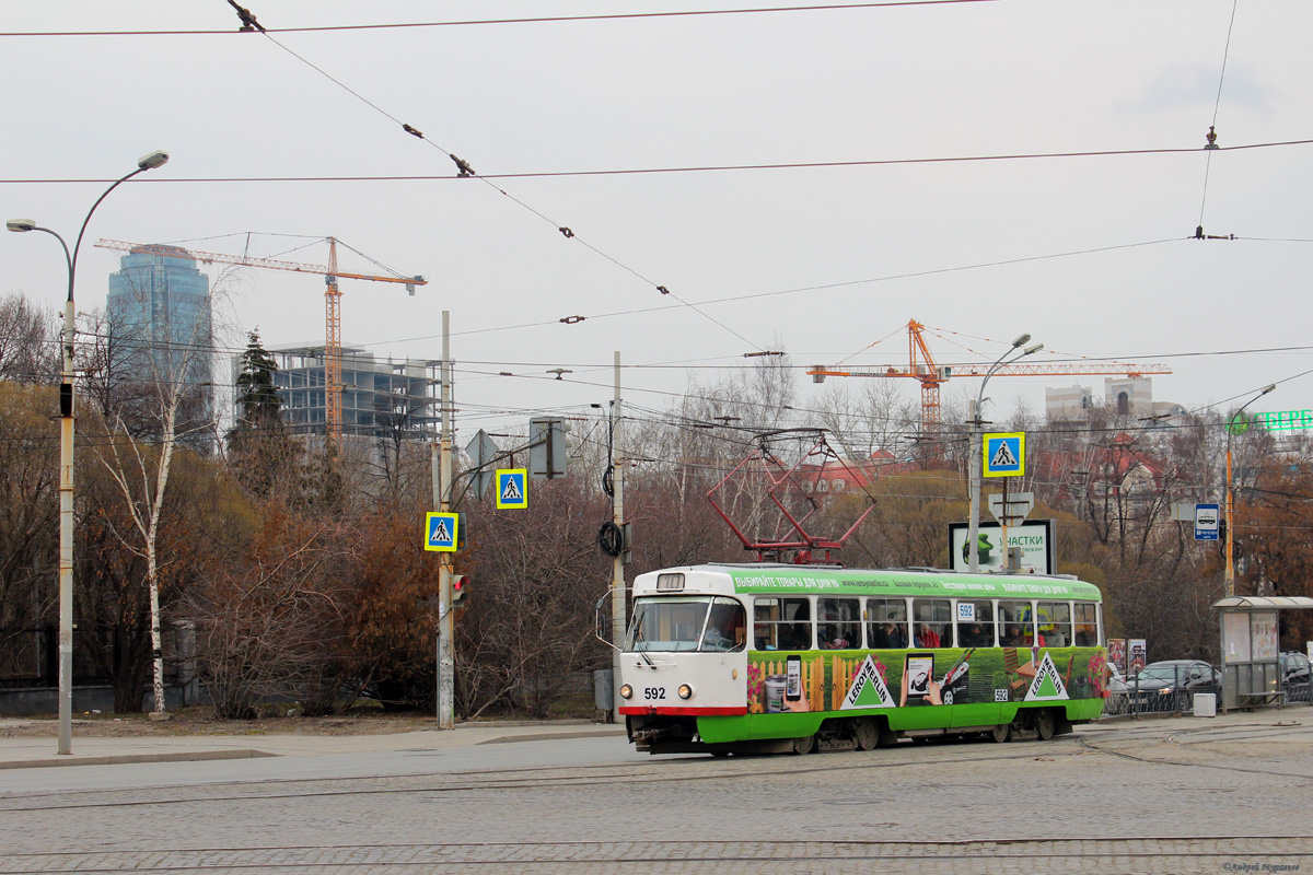 Jekaterinburg, Tatra T3SU № 592