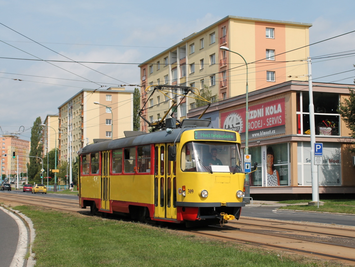 Most - Litvínov, Tatra T3M.3 # 309
