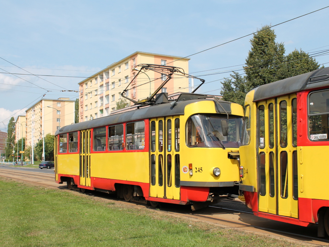 Most ― Litvínov, Tatra T3M.3 Nr. 245 Most ― Litvínov, Tatra T3M.3 Nr. 245