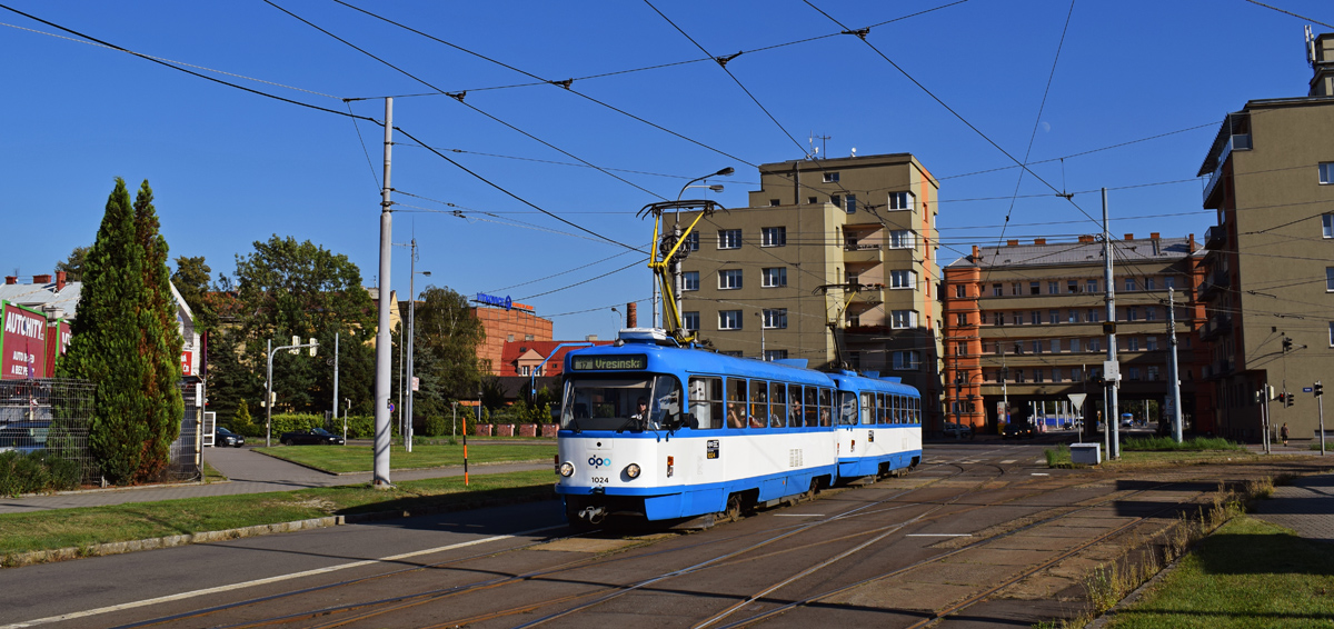 Острава, Tatra T3R.P № 1024