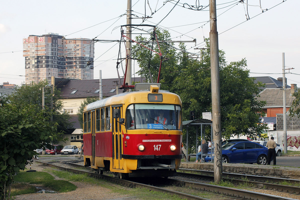 Краснодар, Tatra T3SU № 147