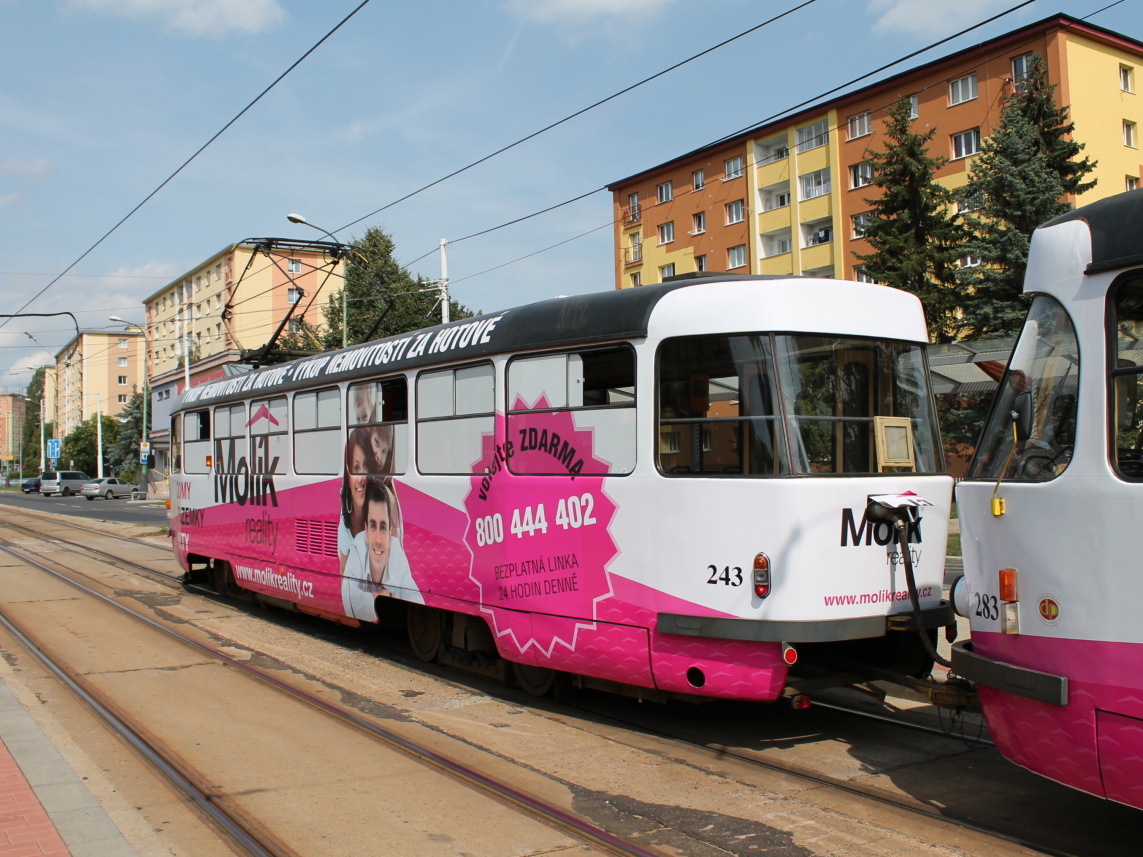 Мост ― Литвинов, Tatra T3M.3 № 243