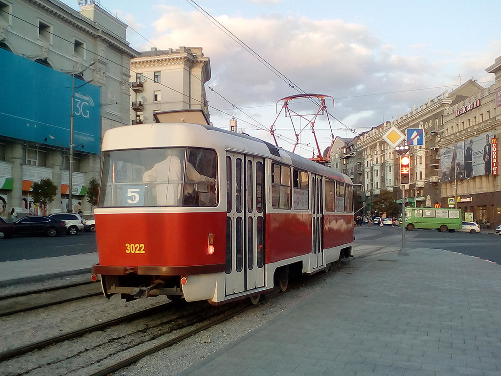 Харьков, Tatra T3SUCS № 3022