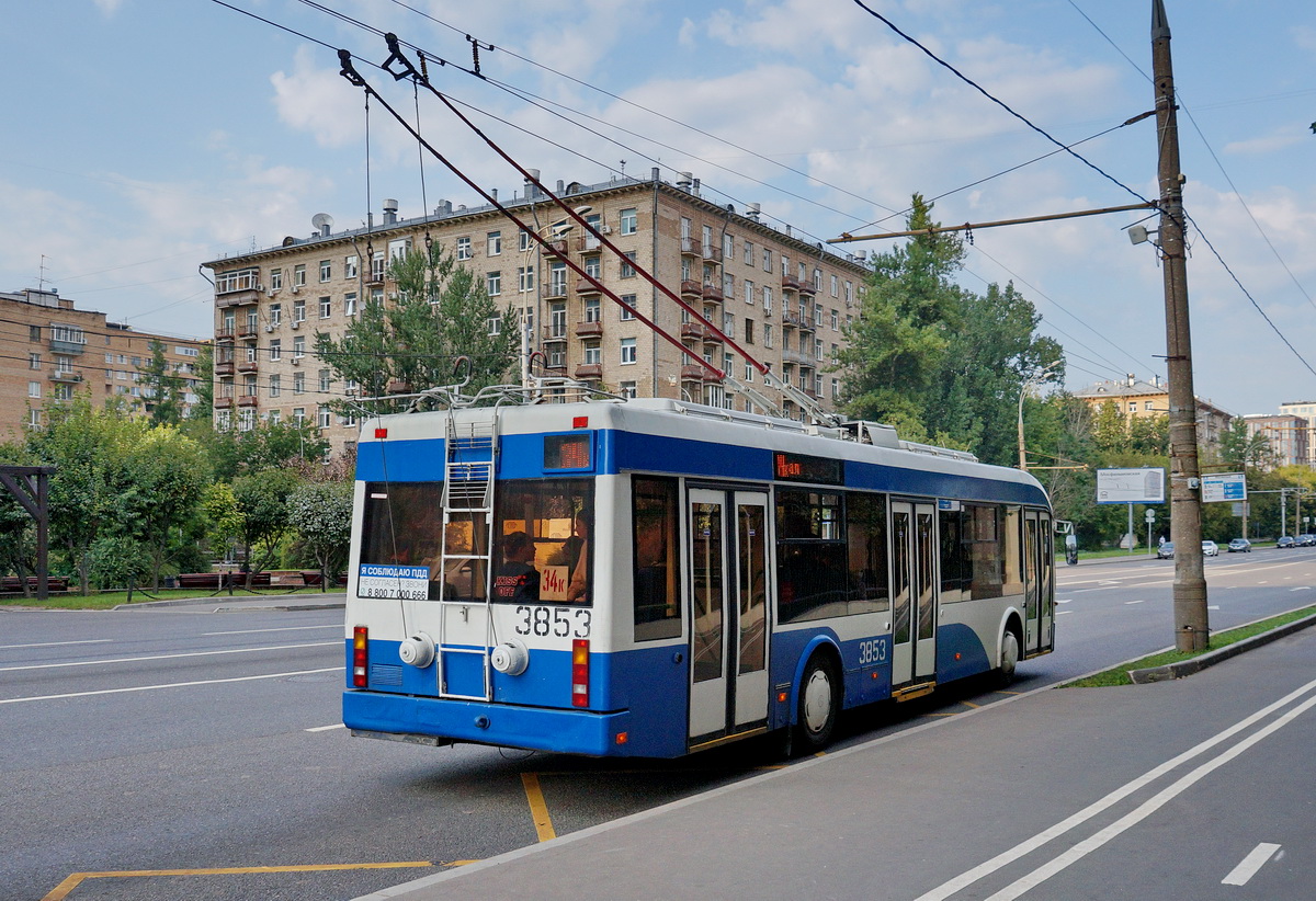 Москва, СВАРЗ-6235.01 (БКМ 32100М) № 3853