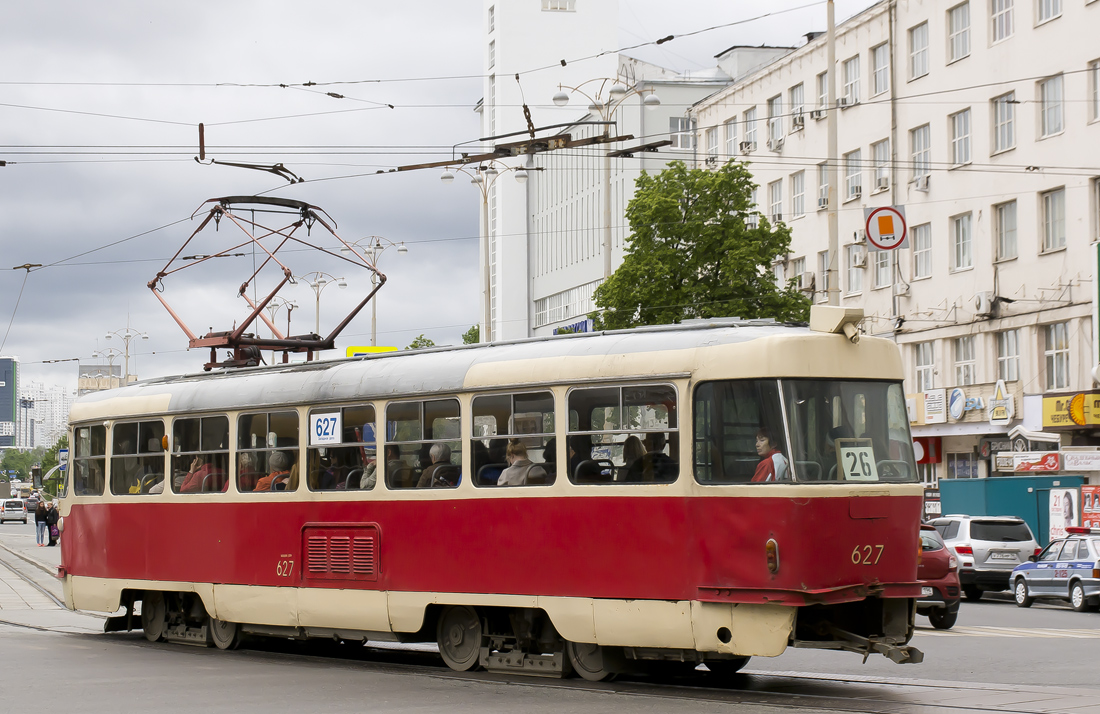 Екатеринбург, Tatra T3SU (двухдверная) № 627