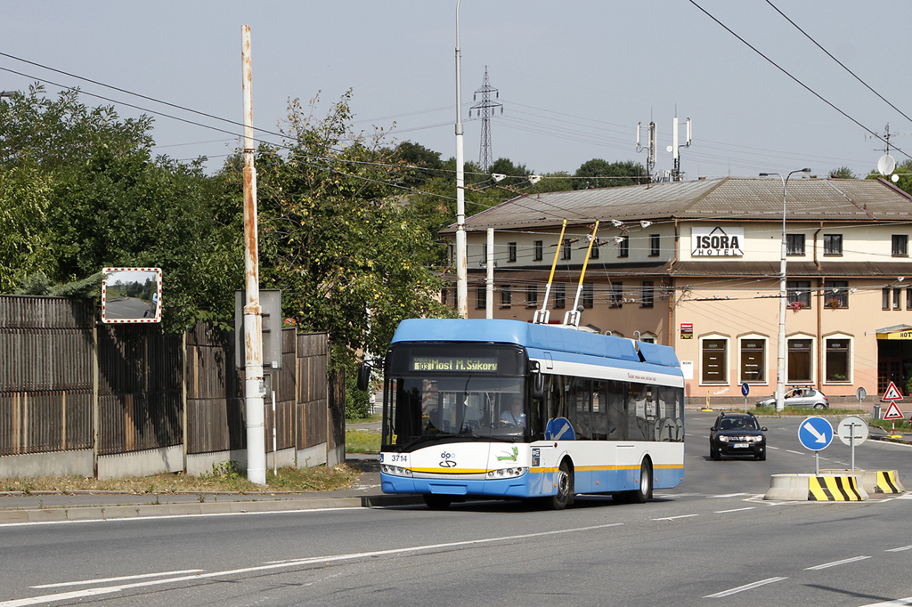 Острава, Solaris Trollino III 12 AC № 3714