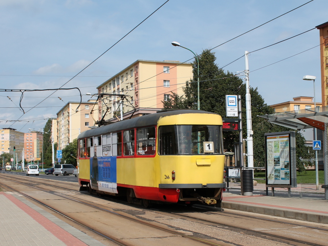 Мост ― Литвинов, Tatra T3SU № 266