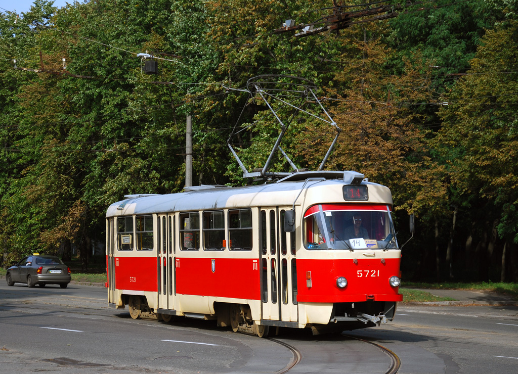 Киев, Tatra T3SU № 5721