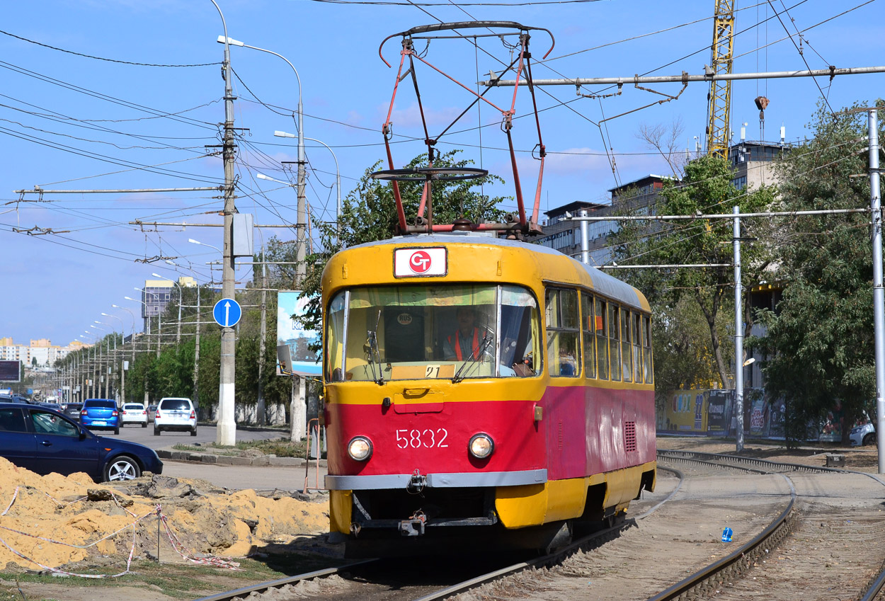 Волгоград, Tatra T3SU № 5832