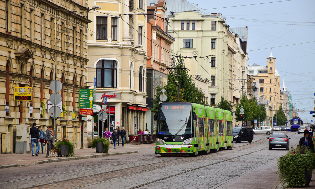 Рига, Škoda 15T1 ForCity Alfa Riga № 58011