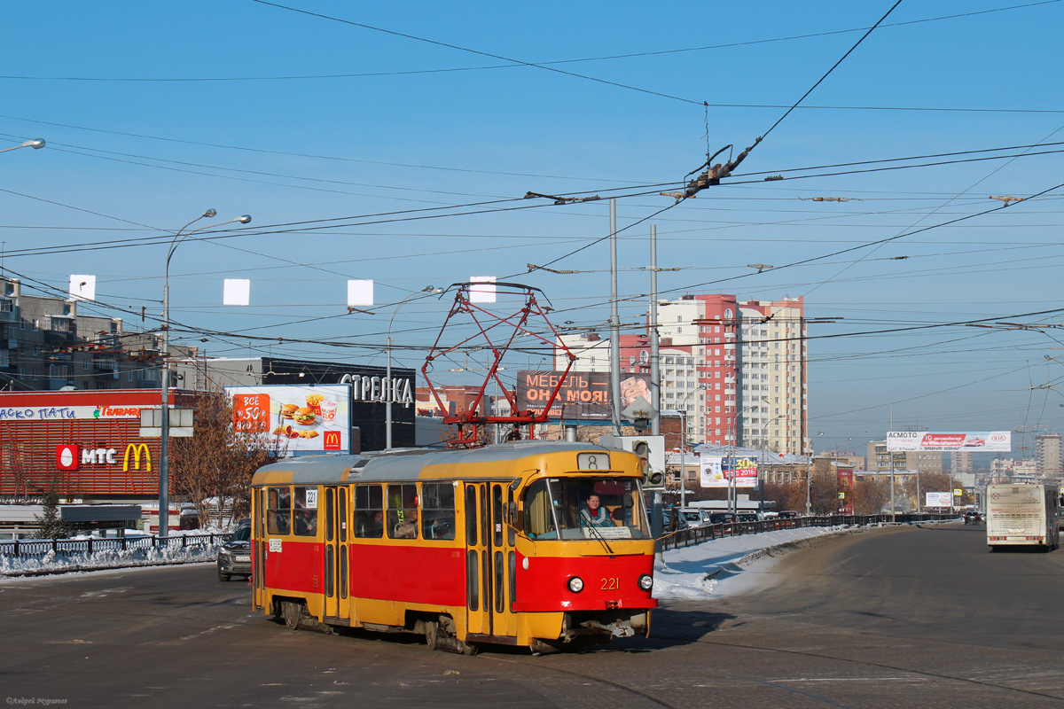 Екатеринбург, Tatra T3SU № 221