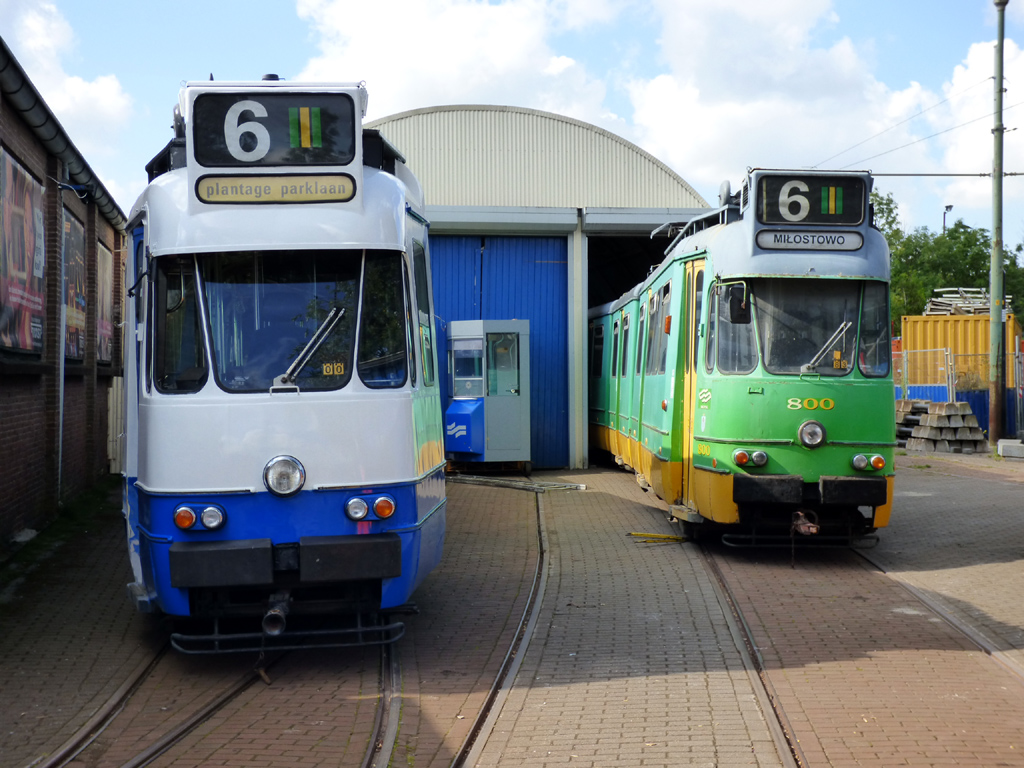 Амстердам, Werkspoor 5G № 665; Амстердам, Beijnes 3G № 800 Амстердам, Werkspoor 5G № 665; Амстердам, Beijnes 3G № 800