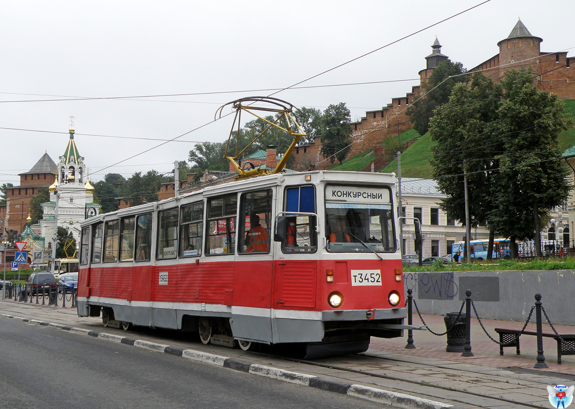 Nižni Novgorod, 71-605 (KTM-5M3) № 3452; Nižni Novgorod — 16-th All-Russian competition of professional skills "The best tram driver", 13-15 september 2017