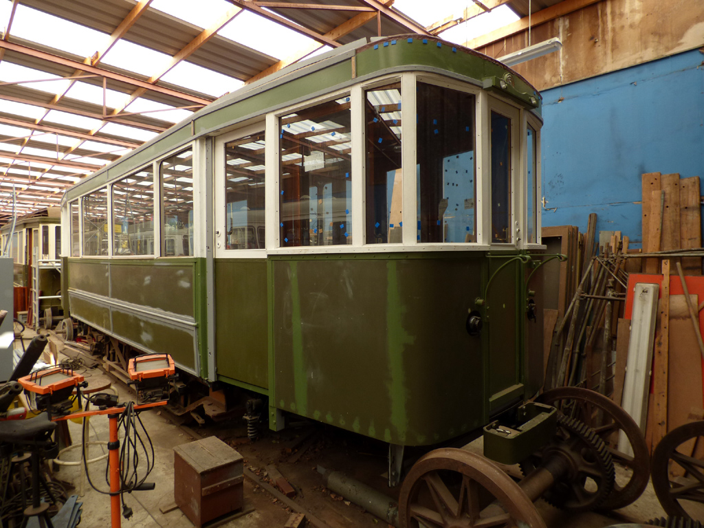 Amsterdam, Werkspoor 2-axle trailer car № 55 Amsterdam, Werkspoor 2-axle trailer car № 55