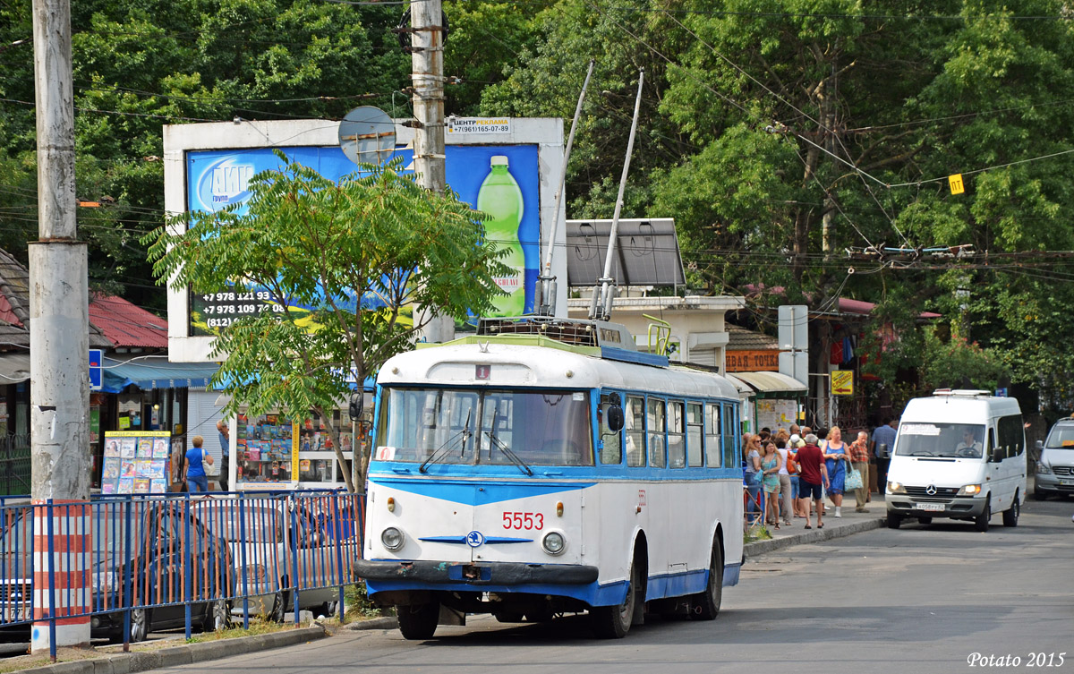 Крымский троллейбус, Škoda 9Tr21 № 5553