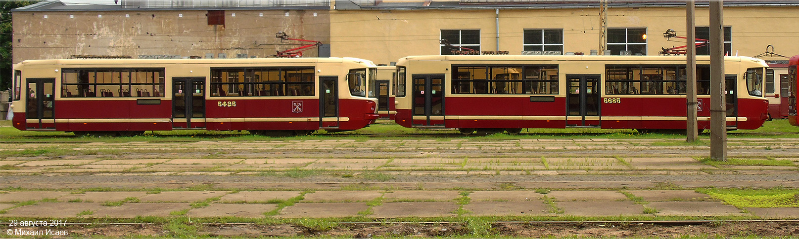 聖彼德斯堡, LM-68M2 (mod. SPb GET) # 5425; 聖彼德斯堡 — Tramway depot # 7