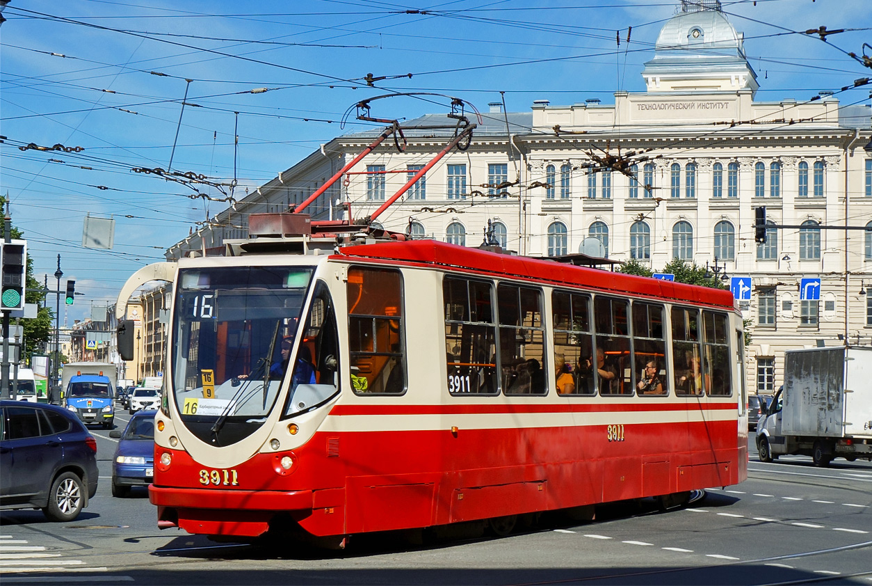 Санкт-Петербург, 71-134А (ЛМ-99АВН) № 3911